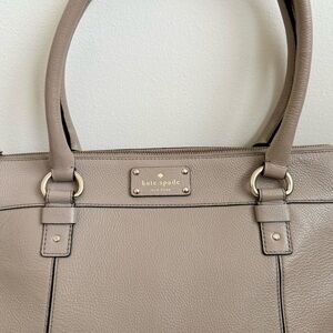 Kate Spade Taupe Satchel pre-loved